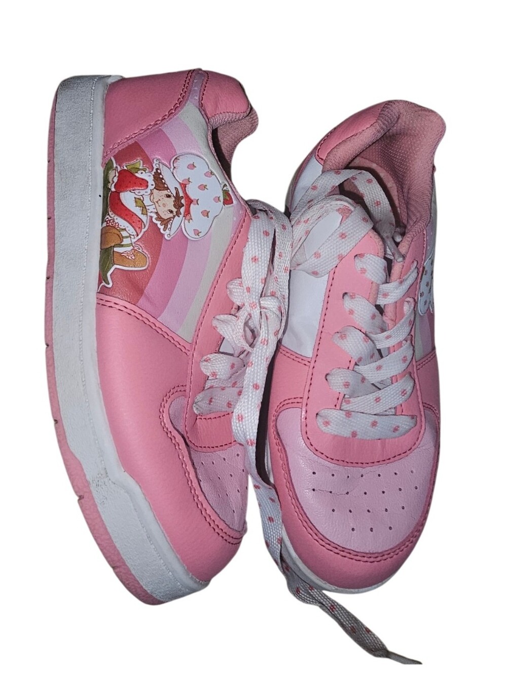 Girls Pink Strawberry Shortcake Sneakers - Kids Sneakers - Picture 1 of 7